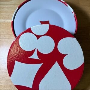 Indigo cocktail plates